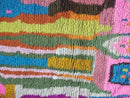 Vibrant Custom Moroccan Berber Rug - Handmade Wool Azilal Bohemian Decor, Available in Various Sizes (3x5 ft to 15x15 ft), rugs by 100kends