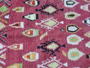 Custom Handmade Moroccan Wool Rug – Red and Black Rug with Unique Patterns, Available in All Sizes, Perfect rug for Home Decor by 100kends