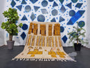 Handmade Moroccan Wool Rug - Bohemian Boujad Style - Custom Sizes & Fringe Options - Large Rugs 8x10, 5x7 - Free Shipping rug by 100kends