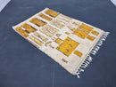 Handmade Moroccan Wool Rug - Bohemian Boujad Style - Custom Sizes & Fringe Options - Large Rugs 8x10, 5x7 - Free Shipping rug by 100kends