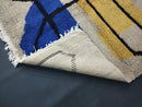 Custom Beni Ourain Moroccan Wool Rug - Handmade Berber Area Rug with Unique Funky Patterns - Custom Sizes Available by 100kends
