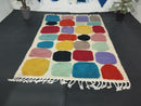 Custom Moroccan Wool Rug - Handmade Berber Area Rugs, Boujaad Tapis Marocain, Authentic 10x12 ft custom Woven Carpet by 100kends