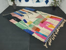 Custom Moroccan Rug - Handwoven Modern Art Beni Ourain Wool Rug | Bohemian Berber Rug | 3x5 ft to 15x15 ft, Custom Sizes Available