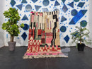 Custom Moroccan Kilim Rug - Tufted Boho Area Rug for Living Room - Handmade Moroccan Area Rug, 9x12, 8x10, Home Décor Rug by 100kends