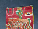 Handmade Moroccan Abstract Wool Rug - Custom Beni Ourain Rug, Large Area Berber Rug, Colorful Moroccan Rug 8x10, Sheep Wool Tapis Marocain