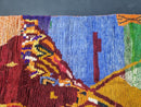 Custom Handmade Moroccan Wool Rug – Vibrant Boujaad Rug, Bohemian Living Room Area Rug, Soft Wool Rug, Custom Sizes (3x5 to 15x15 ft)