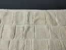Custom Moroccan Wool Rug - Handmade Solid White Berber Rug with Fringes | Beni Ourain Style, Sizes 3x5ft to 15x15ft By 100kends