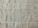 Custom Moroccan Wool Rug - Handmade Solid White Berber Rug with Fringes | Beni Ourain Style, Sizes 3x5ft to 15x15ft By 100kends