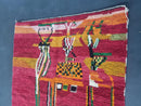 Custom Moroccan Wool Rug - Handmade Berber Boujad Rug with Contemporary Design (Sizes 3x5 to 15x15 ft) , handmade moroccan rug by 100kends