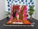 Vibrant Handmade Morocan Wool Rug - Beni Ourain, Berber Style, Boho Area Rug for Bedroom or Living Room - Custom Sizes Available by 100kends