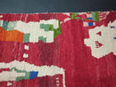Custom Red Moroccan Wool Rug - Gorgeous Berber Shag Carpet - Handmade Area Rugs for Living Room, Bathroom, or Bedroom (3x5 to 15x15)