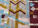 Custom Moroccan Wool Rug | Handmade Boujaad Rug | Vibrant Berber Carpet | Bohemian Tufted Rug 8x10 | Moroccan Rug 9x12 | Custom size rug