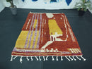 Handmade Moroccan Boujaad Wool Rug – Custom Sizes from 3x5 to 15x15 ft – Beni Ourain Inspired, Area Rug, Moroccan Carpet by 100kends