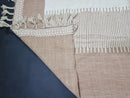 Custom Handmade Moroccan Rug – Light Brown & Ivory Berber Rug with Fringes | Living Room, Bedroom, Home Décor (Sizes 3x5 to 15x15 ft )