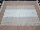 Custom Handmade Moroccan Rug – Light Brown & Ivory Berber Rug with Fringes | Living Room, Bedroom, Home Décor (Sizes 3x5 to 15x15 ft )