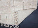 Custom Moroccan Beni Ourain Rug - Handmade Wool Berber Area Rug - Abstract Boho Moroccan Rug for Living Room, Custom Sizes Available