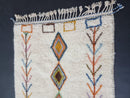 Custom Moroccan Rug - Multicolor Wool Berber Rug with Modern Abstract Design for Living Room - Beni Ourain Style Area Rug by 100kends
