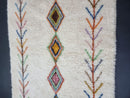 Custom Moroccan Rug - Multicolor Wool Berber Rug with Modern Abstract Design for Living Room - Beni Ourain Style Area Rug by 100kends
