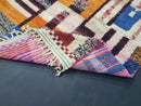 Handmade Moroccan Custom Boucherouite Rug - Unique Berber Azilal Carpet - Wool Rug in Various Sizes - Moroccan Rugs for Home Decor