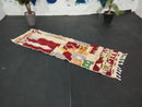 Custom Morocan Runner Rug - Handmade Berber Wool Carpet, Narrow Washable Rug for Hallway, Kitchen, or Living Room - Custom Sizes by 100kends