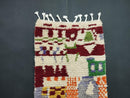 Custom Morocan Runner Rug - Handmade Berber Wool Carpet, Narrow Washable Rug for Hallway, Kitchen, or Living Room - Custom Sizes by 100kends