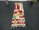Custom Morocan Runner Rug - Handmade Berber Wool Carpet, Narrow Washable Rug for Hallway, Kitchen, or Living Room - Custom Sizes by 100kends