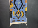Vibrant Moroccan Runner Rug - Handwoven Shaggy Wool Berber Carpet | Custom Narrow Runner for Hallway, Nursery, or Home Décor by 100kends