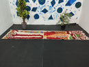 Custom Moroccan Runner Rug | Handmade Wool Carpet Runner | Vibrant Colors | Hallway & Kitchen Rugs | Custom Sizes Available by 100kends