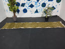 Custom Extra Long Handmade Moroccan Wool Runner Rug – Large Green Corridor Rug for Stairs, Farmhouse Hallways, Natural Wool 2x18 Rug