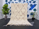 Custom Handmade Moroccan Wool Rug - Berber Beni Ourain Rug for Living Room, Bedroom, or Boho Decor - Available in Custom Sizes