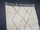 Custom Handmade Moroccan Wool Rug - Berber Beni Ourain Rug for Living Room, Bedroom, or Boho Decor - Available in Custom Sizes