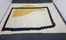 Custom Moroccan Rug, Handmade Wool Beni Ourain Rug, Bohemian Berber Carpet with Abstract Design – Various Sizes Available by 100kends