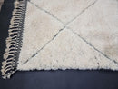 Custom Handmade Moroccan Beni Ourain Wool Rug | Berber Boho Rug | Bohemian Antique Rug | Custom Sizes | Moroccan Rugs by 100kends