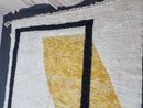 Custom Moroccan Rug, Handmade Wool Beni Ourain Rug, Bohemian Berber Carpet with Abstract Design – Various Sizes Available by 100kends