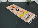 Custom Moroccan Rug - Handmade Wool Berber Beni Ourain Rug - Bohemian Azilal Rug - Custom Size Kilim Rug - Moroccan rug for any room Décor