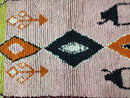 Custom Moroccan Rug - Handmade Wool Berber Beni Ourain Rug - Bohemian Azilal Rug - Custom Size Kilim Rug - Moroccan rug for any room Décor