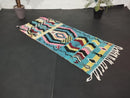 Handmade Moroccan Rug - Blue and Pink Boho Rug - Custom Rug Size - Colorful Tufted Rug - Soft Beni Ourain 6x10 - Modern Rug 9x12 by 100kends