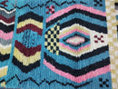 Handmade Moroccan Rug - Blue and Pink Boho Rug - Custom Rug Size - Colorful Tufted Rug - Soft Beni Ourain 6x10 - Modern Rug 9x12 by 100kends