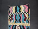 Handmade Moroccan Rug - Blue and Pink Boho Rug - Custom Rug Size - Colorful Tufted Rug - Soft Beni Ourain 6x10 - Modern Rug 9x12 by 100kends