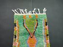 Custom Moroccan Wool Runner Rug - Green Runner Rug for Hallway, Entryway, Stairs - Large Runners - Custom Door Rug Green - Narrow Rug
