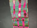Handmade Moroccan Runner Rug – Wool Green & Pink Hallway Rug, Abstract Bohemian Runner, Beni Ourain Authentic Handwoven Rug by 100kends