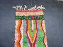 Custom Moroccan Runner Rug - Handmade Green Berber Hallway Rug 2.7 x 24.6 ft ( 85 x 750 cm )
