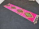 Custom Moroccan Pink Runner Rug - Handcrafted Berber Wool Rug, Hallway Runner, Modern Beni Ourain Design, handmade moroccan runner rug