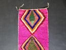 Custom Moroccan Pink Runner Rug - Handcrafted Berber Wool Rug, Hallway Runner, Modern Beni Ourain Design, handmade moroccan runner rug