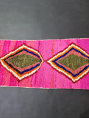 Custom Moroccan Pink Runner Rug - Handcrafted Berber Wool Rug, Hallway Runner, Modern Beni Ourain Design, handmade moroccan runner rug