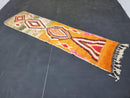 Custom Moroccan Runner Rug - Orange Berber Wool Rug, Beni Ourain Runner for Stairs & Hallway, Long Moroccan Runner 10-12ft by 100kends
