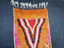 Custom Moroccan Runner Rug - Orange Berber Wool Rug, Beni Ourain Runner for Stairs & Hallway, Long Moroccan Runner 10-12ft by 100kends