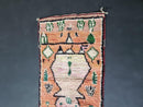 Authentic Moroccan Shag Runner Rug - Bohemian Berber Entryway Rug 1.6 x 28 ft ( 49 x 853 cm )