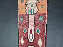 Authentic Moroccan Shag Runner Rug - Bohemian Berber Entryway Rug - Custom Sizes Available - Handmade Hallway & Kitchen Runner