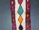 Custom Moroccan Berber Runner Rug - Handmade Wool Runner, Authentic Colorful Beni Ourain Runner - Custom Sizes Available